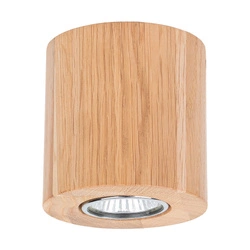 Wooddream Round Lampa Sufitowa Incl.1xLED GU10 5W Dąb Olejowany 2566174