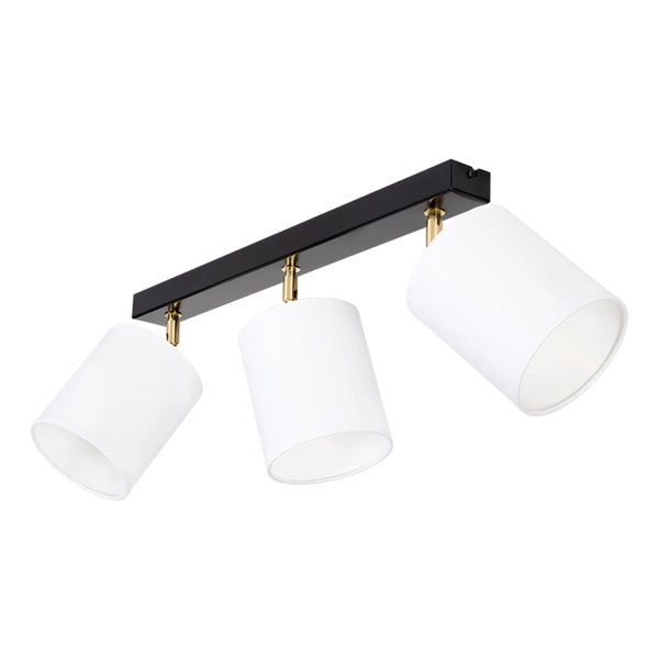 Aprillia Ceiling Lamp 3xE27 Max.25W Black/Gold/White 56344304
