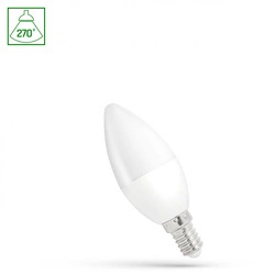 LED CANDLE E-14 230V 1W CW SPECTRUM