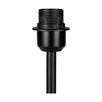 Lampa stołowa Ora 1xE27 maks. 40W Czarny metal/czarny kabel PCV/złoty klosz z tkaniny 96204111