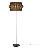Lotus Lampa Podłogowa 1xE27 Max.60W Czarny/Czarny PVC/Antracyt 124630104