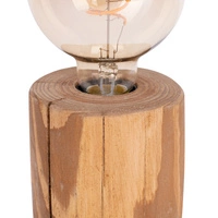 Trabo Table Lampa Stołowa 1xE27 Max.25W Sosna Bejcowana/Czarny 76911151