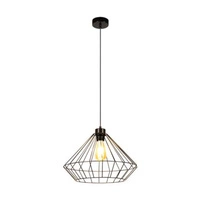 Raquelle Pendant Lamp 1xE27 Max.60W Black Metal/Black PVC Cable 187249104