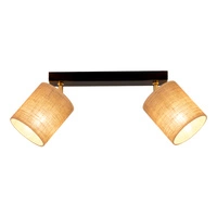 Jute Lampa Sufitowa 2xE27 Max.25W Czarny/Beżowy 56793204