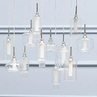 Lampa wisząca LARISSA XII przeźroczysta 65cm 1891228