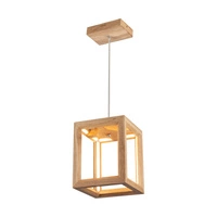 Lampa Wisząca LED Kago 1xLED Samsung 24V Zintegrowana 1960lm 3000K 21W Dąb Olejowany/Przezroczysty Kabel PCV 6151074