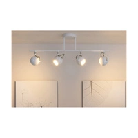 Lampa Sufitowa Lea 4xGU10 Max.50W Chrom Metal/Biały Metal 5019402