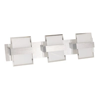 Hana Wall Lamp 3xLED Integrated 660lm 3000K 5W Aluminum Metal/Transparent Glass 1058930