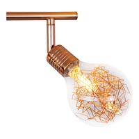 Bulbs Ceiling Lamp Incl. 2xG9 Max.28W Copper Metal/Transparent Glass 2507213