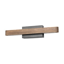Forestier Wall lamp 1xLED 12V Integrated 5.5W Stained Pine Walnut/Black 25716104