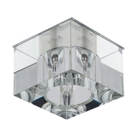 Cristaldream Zestaw Downlightów Zawiera 3xG4 LED 2,3W z zasilaczem Chromowany Metal/Szkło Przezroczyste 51143001