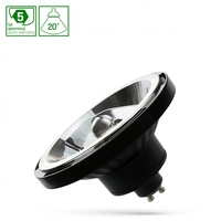 LED AR111 GU10 230V 10W SMD 20st NW BLACK SPECTRUM