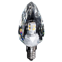 Kryształowa żarówka LED świeczka kryształ 4W E14 C37barwa neutralna 4000K