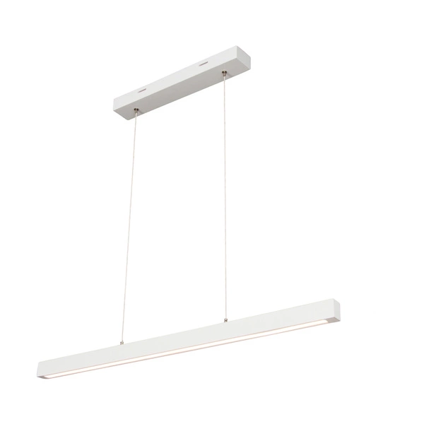 Smal Pendant Lamp 1xLED 24V Integrated 1050lm 3000K 12W White Beech Wood/Transparent PVC Cable with Touch Dimmer 1509442