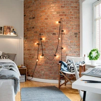 LED garland bulb E27 S14 1W garland bulb | warm color