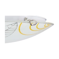 Lampa Sufitowa Indiana 1xLED Zintegrowana 800lm 2700K 12W Chrom Metal/Biało-Brązowe Szkło 4453102