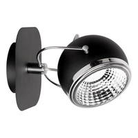 Kinkiet kulowy w zestawie 1xGU10 LED 6W Czarny Metal 5009184
