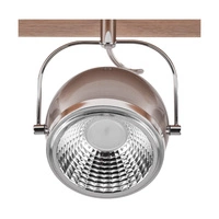Ball Wood Ceiling Lamp Incl. 3xGU10 6W LED Oiled Oak/Satin Metal/Chrome Metal 5031374