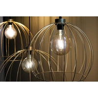 Coop Pendant Lamp 1xE27 Max.60W Gold Metal/Black Metal/Black Fabric Cable 18821920