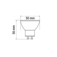 GU10 8W 60° DIM dimmable 3000K | warm bulb
