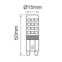 Led bulb G9 4W cold 6000K