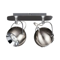 Ball Lampa Sufitowa Incl.2xLED GU10 5W Satyna/Chrom 5109287