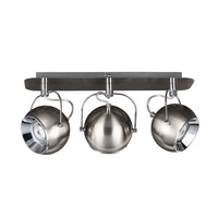 Ball Lampa Sufitowa Incl.3xLED GU10 5W Satyna/Chrom 5109387
