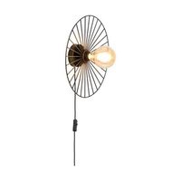 Antonella Kinkiet 1xE27 Max.25W Czarny 289149104
