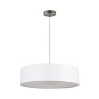 Josefina Lampa Wisząca 3xE27 Max.25W Satyna/Transparentny/Biały 57650127
