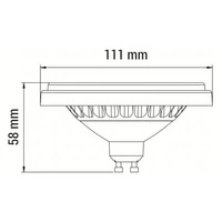 Oxyled PerfectColor LED ES111 15W 4000K kąt 120st DIM | neutralna