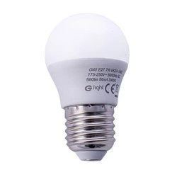 LED bulb 7W G45 ball E27 warm color 3000K EKZA1465