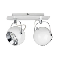 Ball Lampa Sufitowa Incl.2xLED GU10 5W Biały/Chrom 5109282