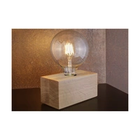 Lampa stołowa Theo 1xE27 Max.25W Dąb olejowany/Czarny kabel PVC 7460174