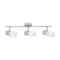 Lampa Sufitowa Kira 3xE14 Max.40W Metal Satin/Białe Szkło 2220328