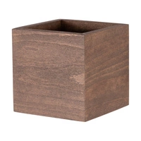 Kinkiet z drewna blokowego 1xG9 maks. 6W barwiona sosna na orzechu/czarnym metalu 20256104