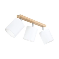 Aprillia Lampa Sufitowa 3xE27 Max.25W Dąb Olejowany/Biały 56744374