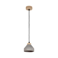 Tristan Lampa Wisząca 1xE14 Max.40W Dąb Olejowany/Czarny/Szary 1929174