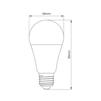Żarówka LED 6W A60 E27 3000K Zmierzchowo-Ruchowa
