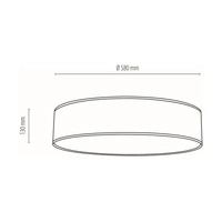 Mateo Ceiling Lamp 4xE27 Max.25W White/Beige-White 87803802