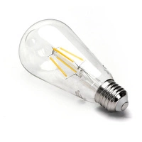 Filament LED bulb ST64 E27 8W warm 2700K