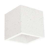Kinkiet Blokowy 1xG9 Max.28W Biały Beton 2255137