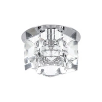 Cristaldream Zestaw Downlightów Zawiera 5xG4 LED 2,3W z zasilaczem Chromowany Metal/Szkło Przezroczyste 51295101