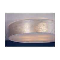 Lampa sufitowa Nevoa 4xE27 maks. 25W biały metal/srebrny klosz z tkaniny 47935802