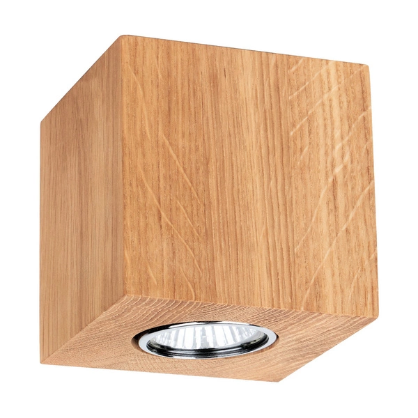 Wooddream Square Ceiling Lamp Incl.1xLED GU10 5W Oiled Oak 2576174