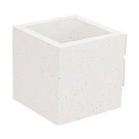 Kinkiet Blokowy 1xG9 Max.28W Biały Beton 2255137