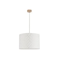 Punto Lampa Wisząca 1xE27 Max.60W Dąb Olejowany/Transparentny PVC/Multikolor 164940174