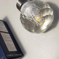 LED bulb E27 4.3W neutral 4000K decorative crystal ball