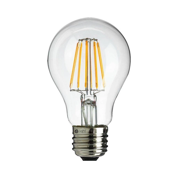 Decorative Filament LED bulb 6W A60 E27 neutral color 4000K EKZF940