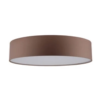 Josefina Ceiling Lamp 4xE27 Max.25W White Metal/Brown Fabric Shade 4794812