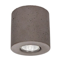 Concretedream Round Ceiling Lamp 1xGU10 Max.6W Gray Concrete 2066136
